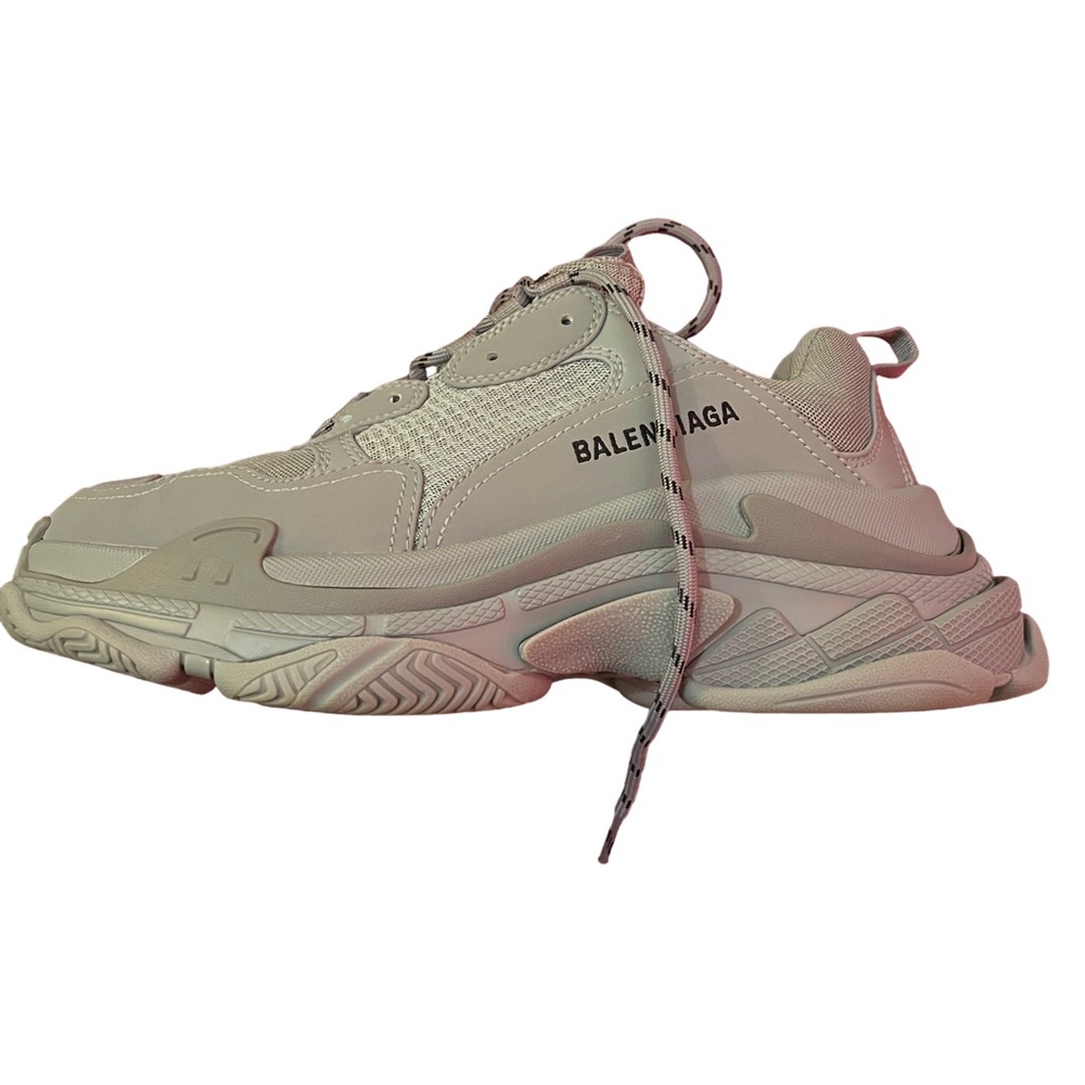 BALENCIAGA TRIPLE S CLOTH HIGH TRAINERS